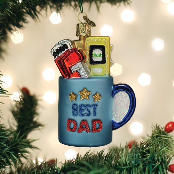 Old World Christmas - Best Dad Mug - 32544