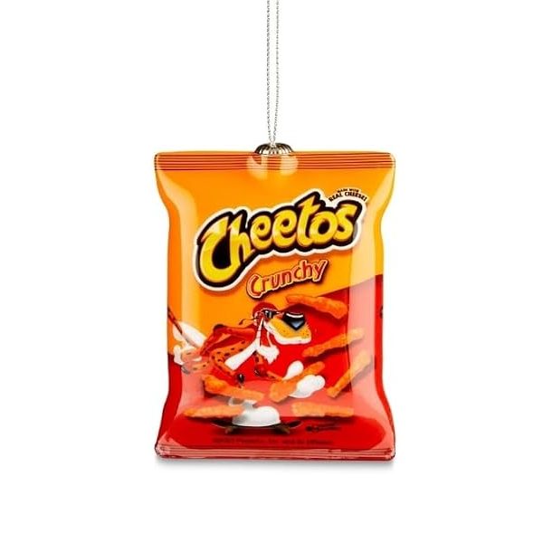 CCC Cheetos Ornament, 4" Hanging Ornament, Christmas Tree Ornament