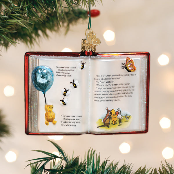 Old World Christmas - Winnie-The-Pooh Book - 32661