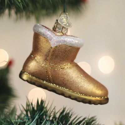 Old World Christmas - Sheepskin Boot - 32674