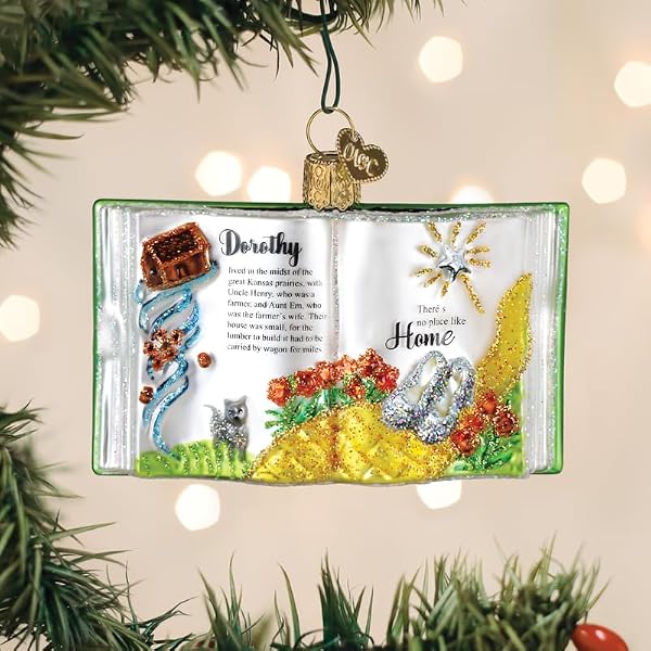 Old World Christmas - Wizard of Oz Book - 32752