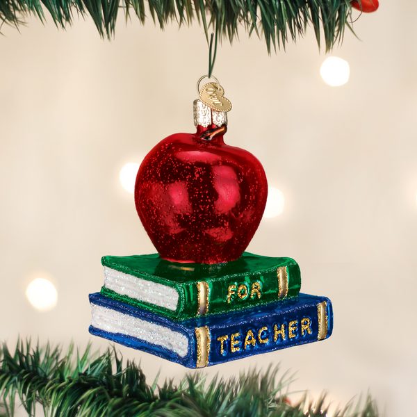 Old World Christmas - Teacher's Apple - 36128