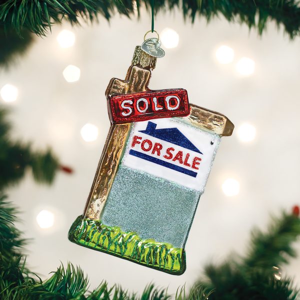 Old World Christmas - Realty Sign - 36203