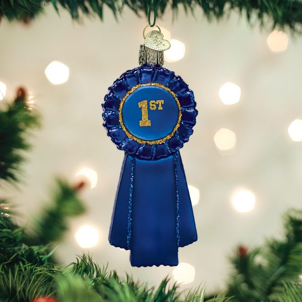 Old World Christmas - Blue Ribbon - 36223