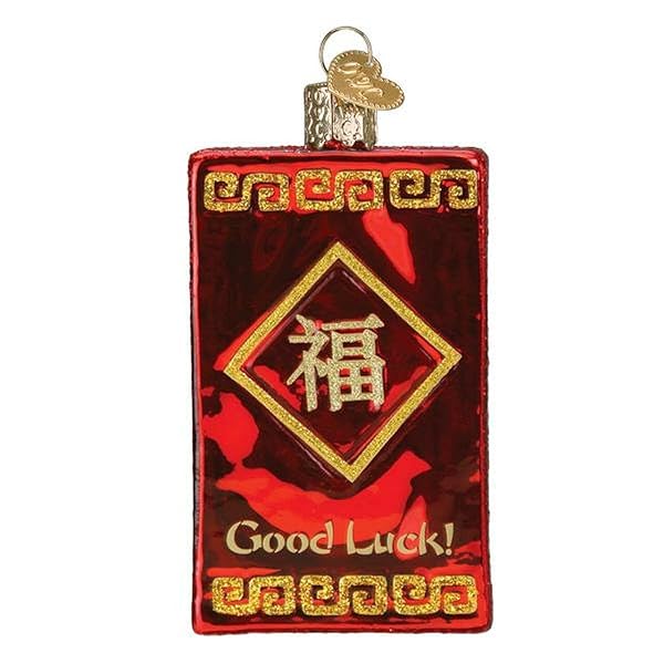 Old World Christmas - Lucky Red Envelope - 36303