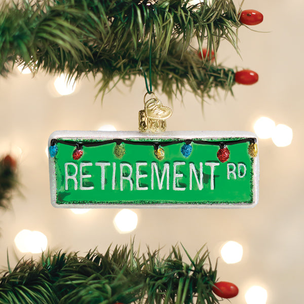 Old World Christmas - Happy Retirement - 36327