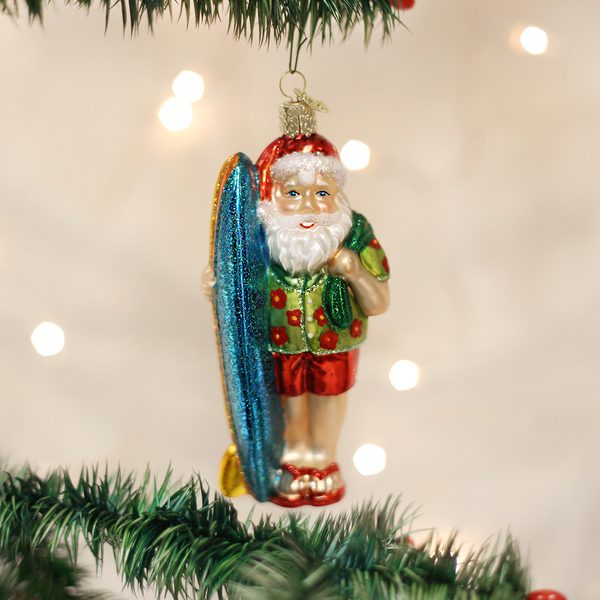 Old World Christmas - Surfer Santa - 40060
