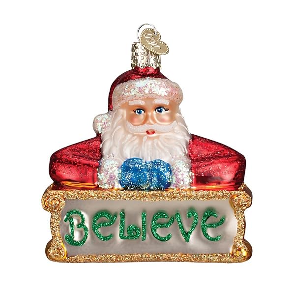 Old World Christmas - Believe Santa - 40262