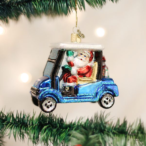 Old World Christmas - Golf Cart Santa - 40287