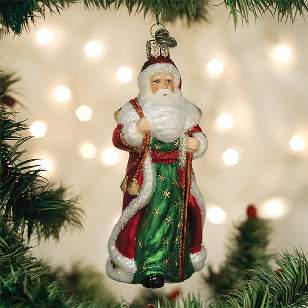 Old World Christmas - Father Christmas With Bells - 40307