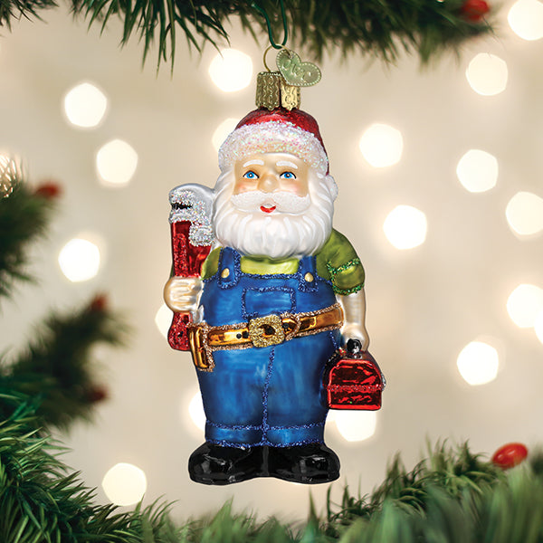 Old World Christmas - Handyman Santa - 40310