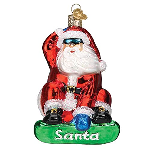 Old World Christmas - Snowboarding Santa, 40321 - 40321