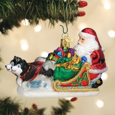 Old World Christmas - Santa's Dog Sled - 40338