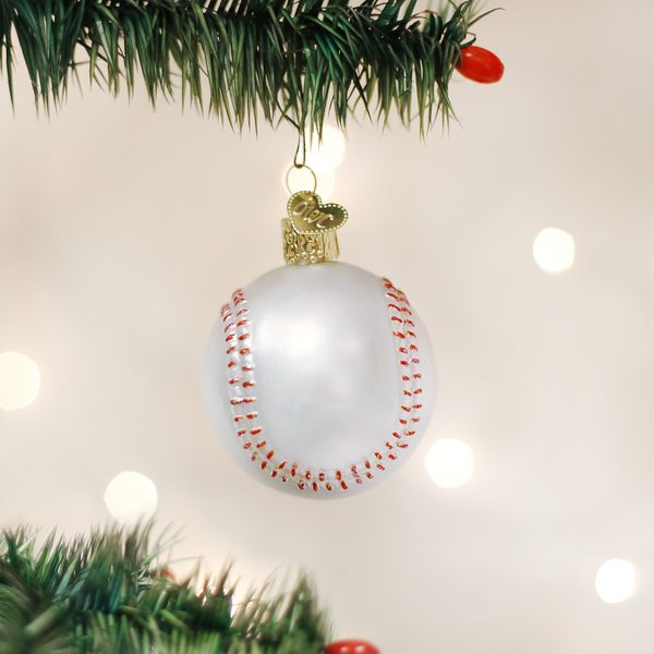 Old World Christmas Glass Blown Ornament with S-Hook and Gift Box, Sports Collection (Football Player)