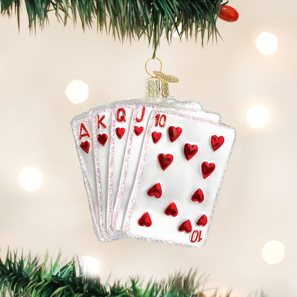 Old World Christmas - Royal Flush - 44035