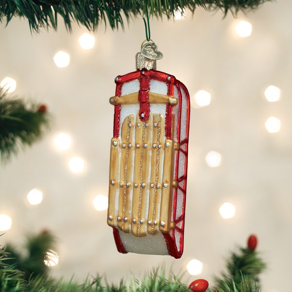 Old World Christmas - Sled - 44124