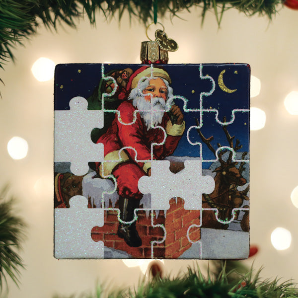 Old World Christmas - Santa Puzzle - 44180