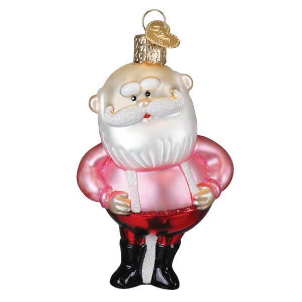 Old World Christmas - Santa In Suspenders - 44213