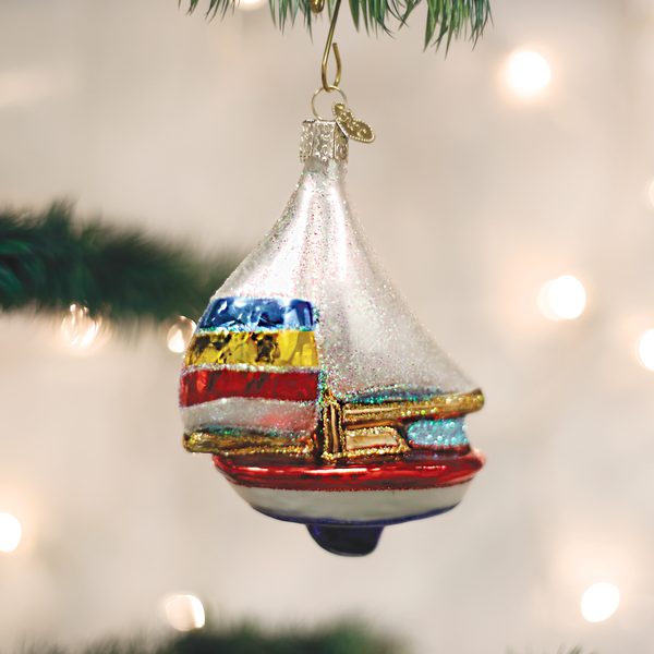 Old World Christmas - Blue Sailboat - 46028