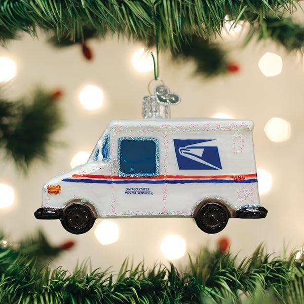 Old World Christmas - Ornaments USPS Mail Truck - 46086