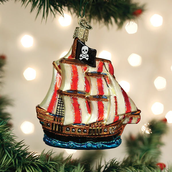 Old World Christmas - Pirate Ship - 46089