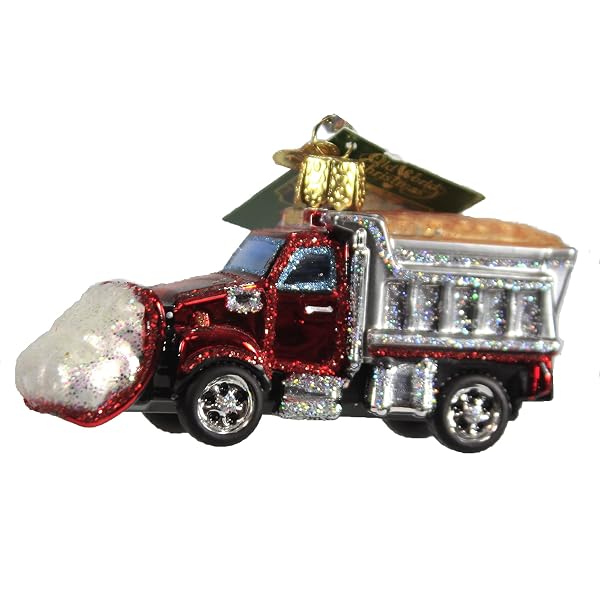 Old World Christmas - Ornaments Snow Plow - 46096