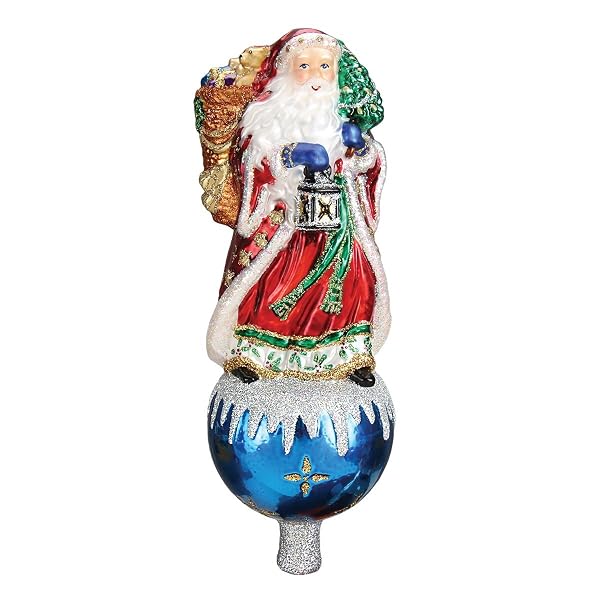 Old World Christmas - Father Christmas Tree Top - 50025