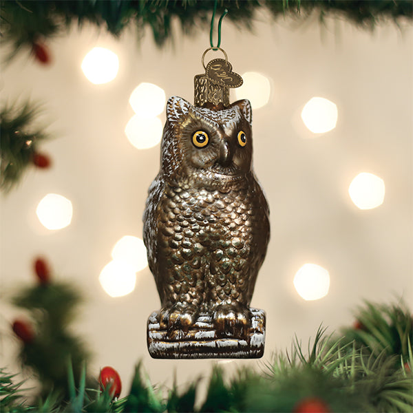Old World Christmas - Vintage Wise Old Owl - 51003