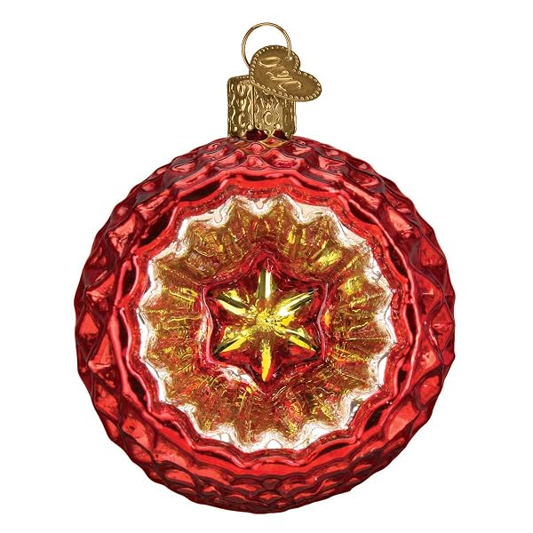 Old World Christmas - Faceted Crimson Reflection - 51502