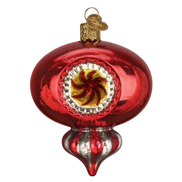 Old World Christmas - Red Peppermint Reflect - 51509