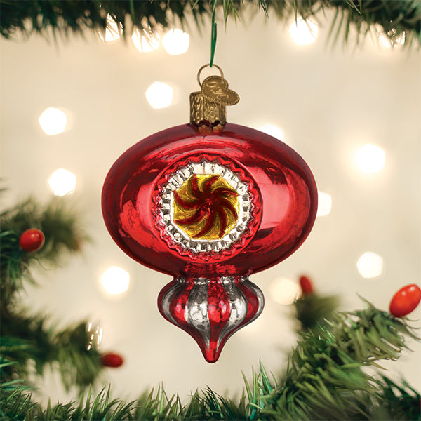 Old World Christmas - Red Peppermint Reflect - 51509