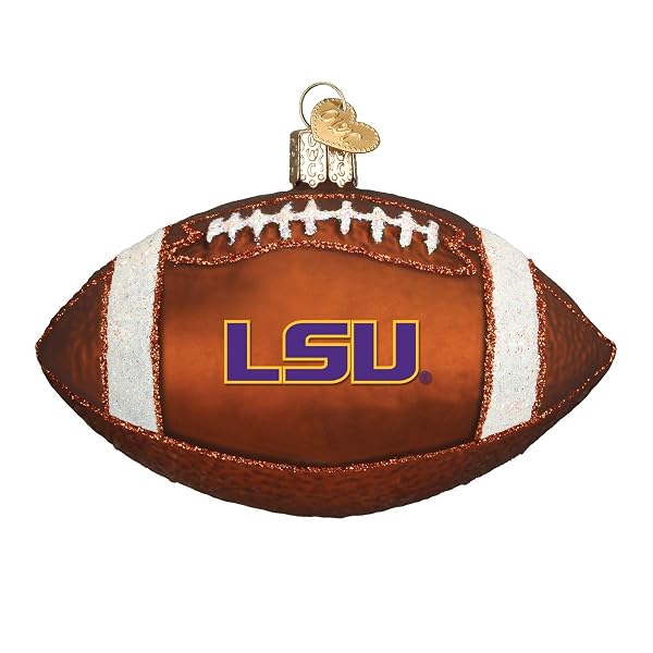 Old World Christmas - LSU Louisiana State University Glass Blown Christm - 60300