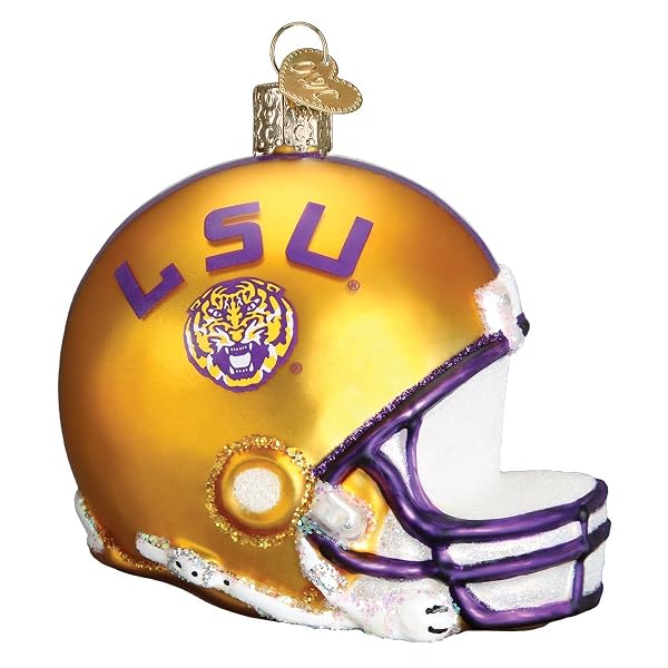 Old World Christmas - LSU Louisiana State University Glass Blown Christm - 60317