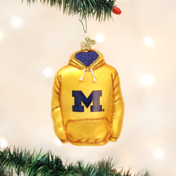 Old World Christmas - University of Michigan Wolverines Hoodie - 60703