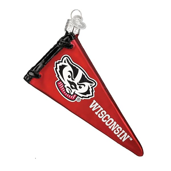 Old World Christmas - Wisconsin Pennant - 60806