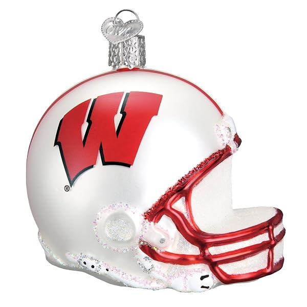 Old World Christmas - Wisconsin Helmet - 60817