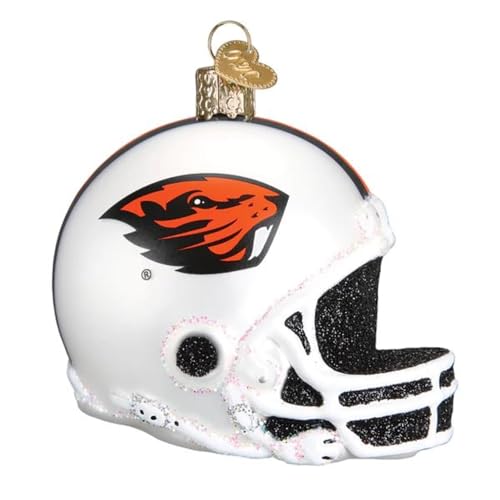 Old World Christmas Oregon State Helmet Ornament