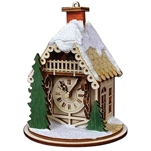 Old World Christmas - Alpine Time Clock Shoppe Wooden - 80022