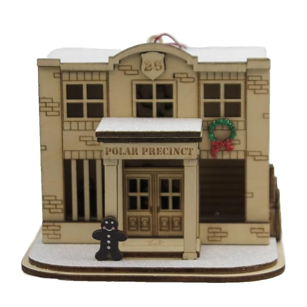 Old World Christmas - Ginger Cottages Polar Precinct 25 - 80032