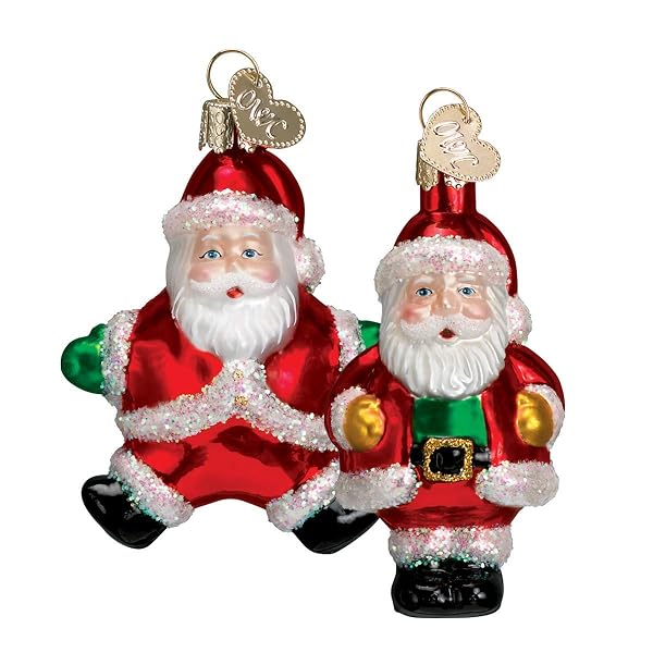 Old World Christmas - Ornament Assorted Miniature Santa - 40058
