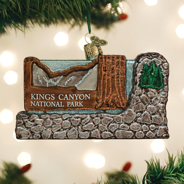 Old World Christmas Ornaments Kings Canyon National Park Glass Blown Ornaments for Christmas Tree