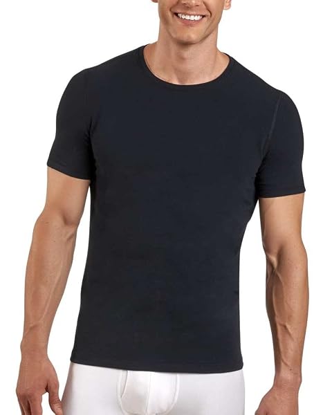Tommie Copper Men's Core Copper Cotton Short Sleeve Crew Neck Undershirt